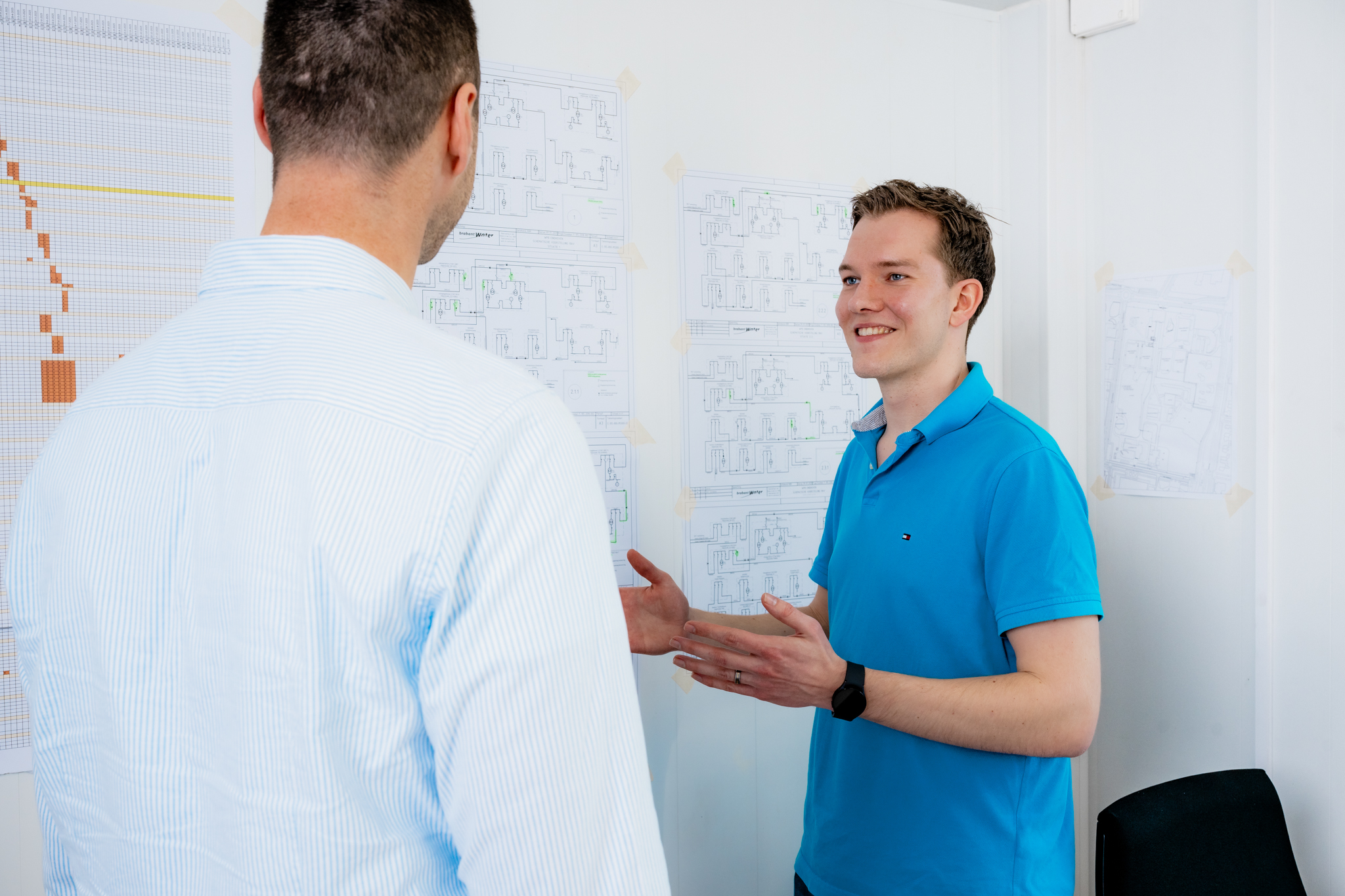 2 collega's in overleg