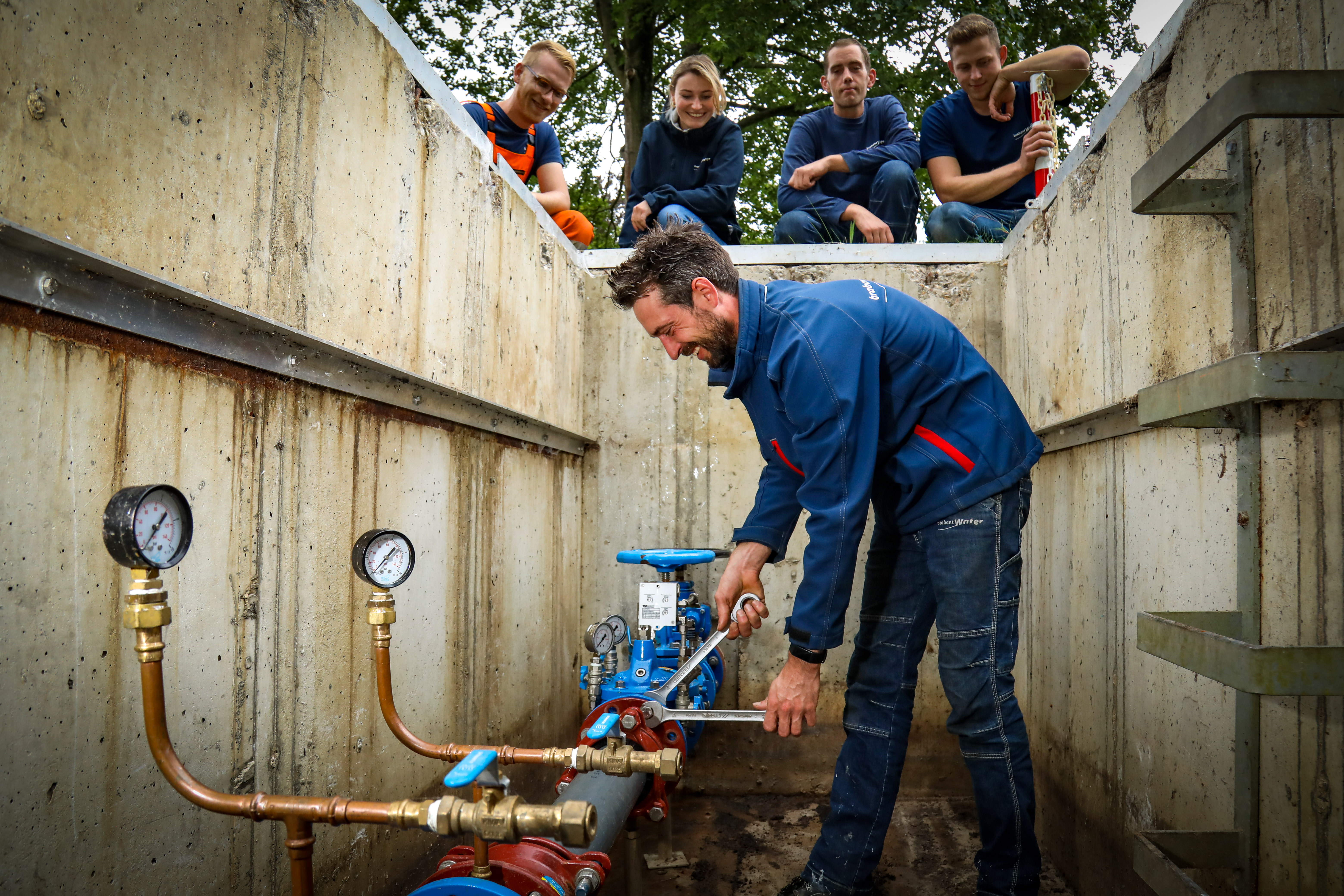 leerling aan het werk
